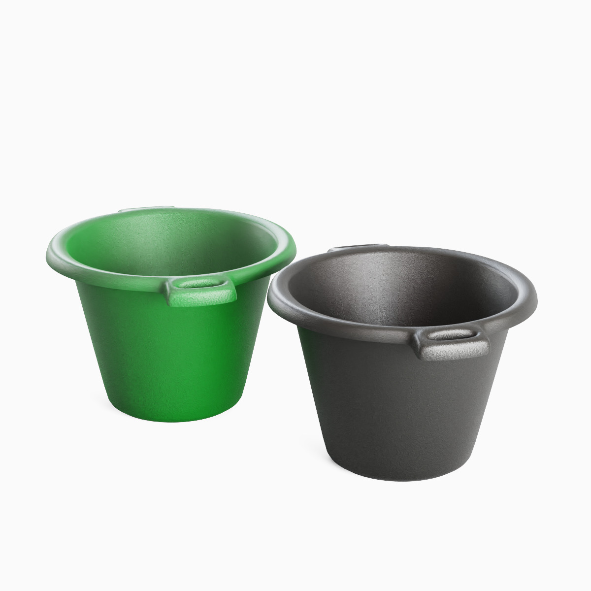 Plastic Basin with Holder Set 3D model_27