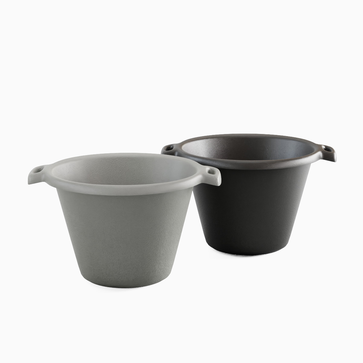 Plastic Basin with Holder Set 3D model_32
