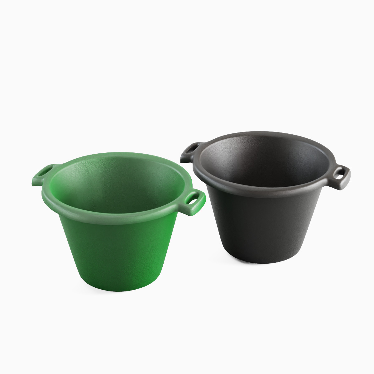 Plastic Basin with Holder Set 3D model_28