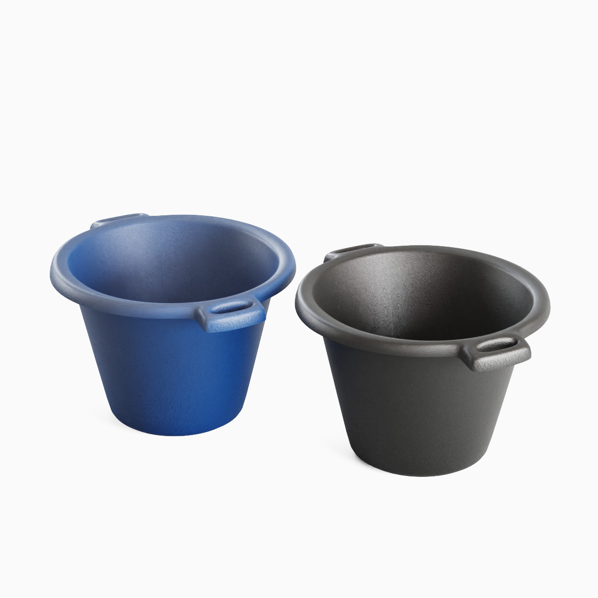Plastic Basin with Holder Set 3D model_6