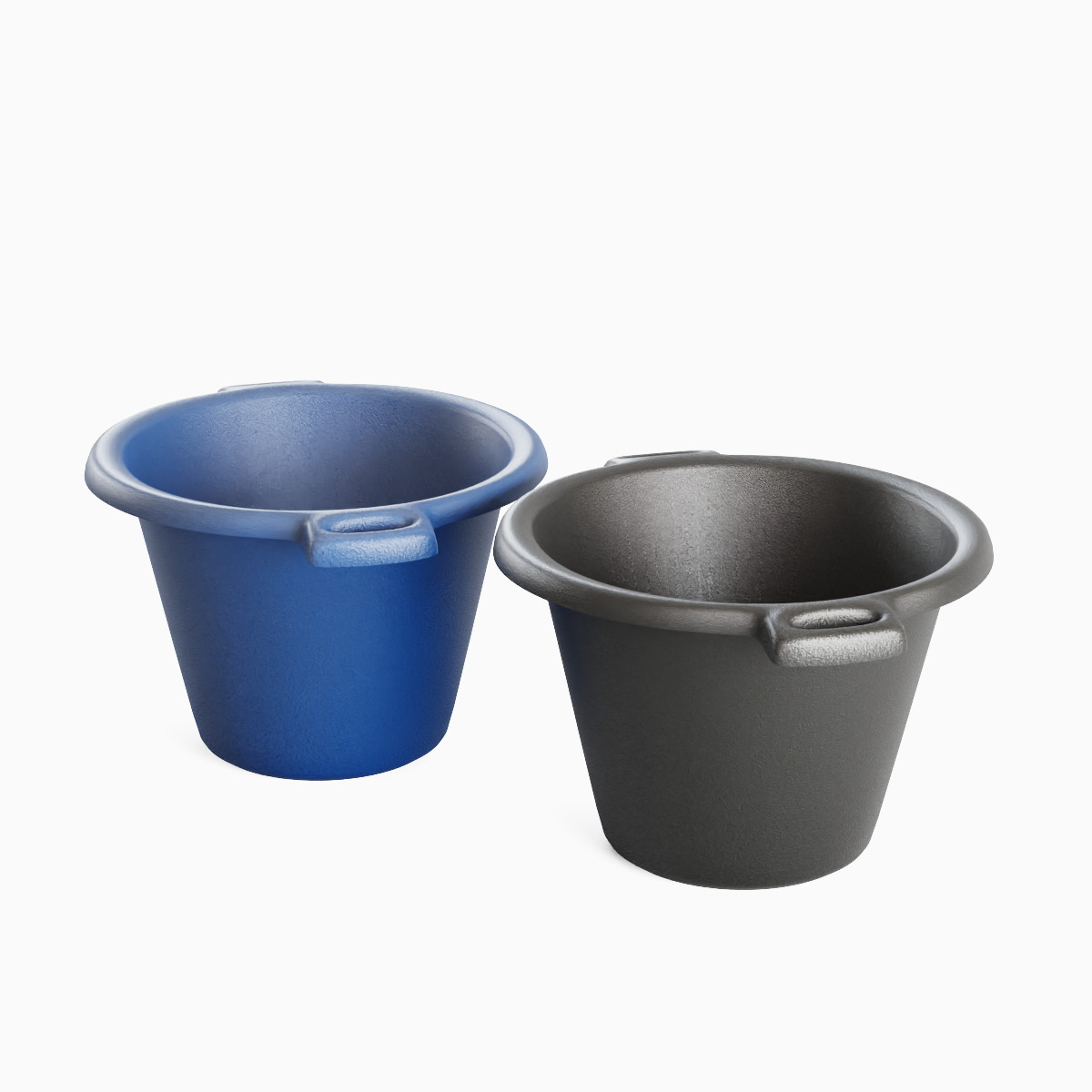 Plastic Basin with Holder Set 3D model_3