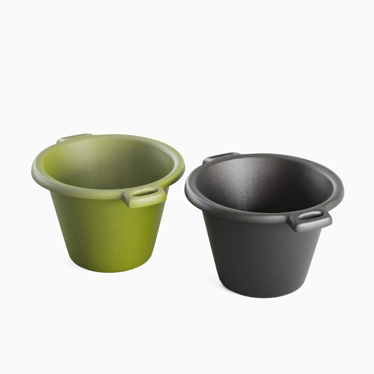 Plastic Basin with Holder Set 3D model_24