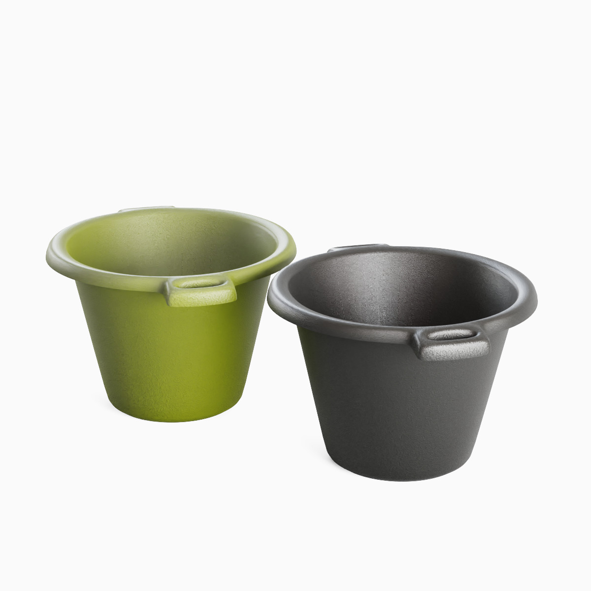 Plastic Basin with Holder Set 3D model_21