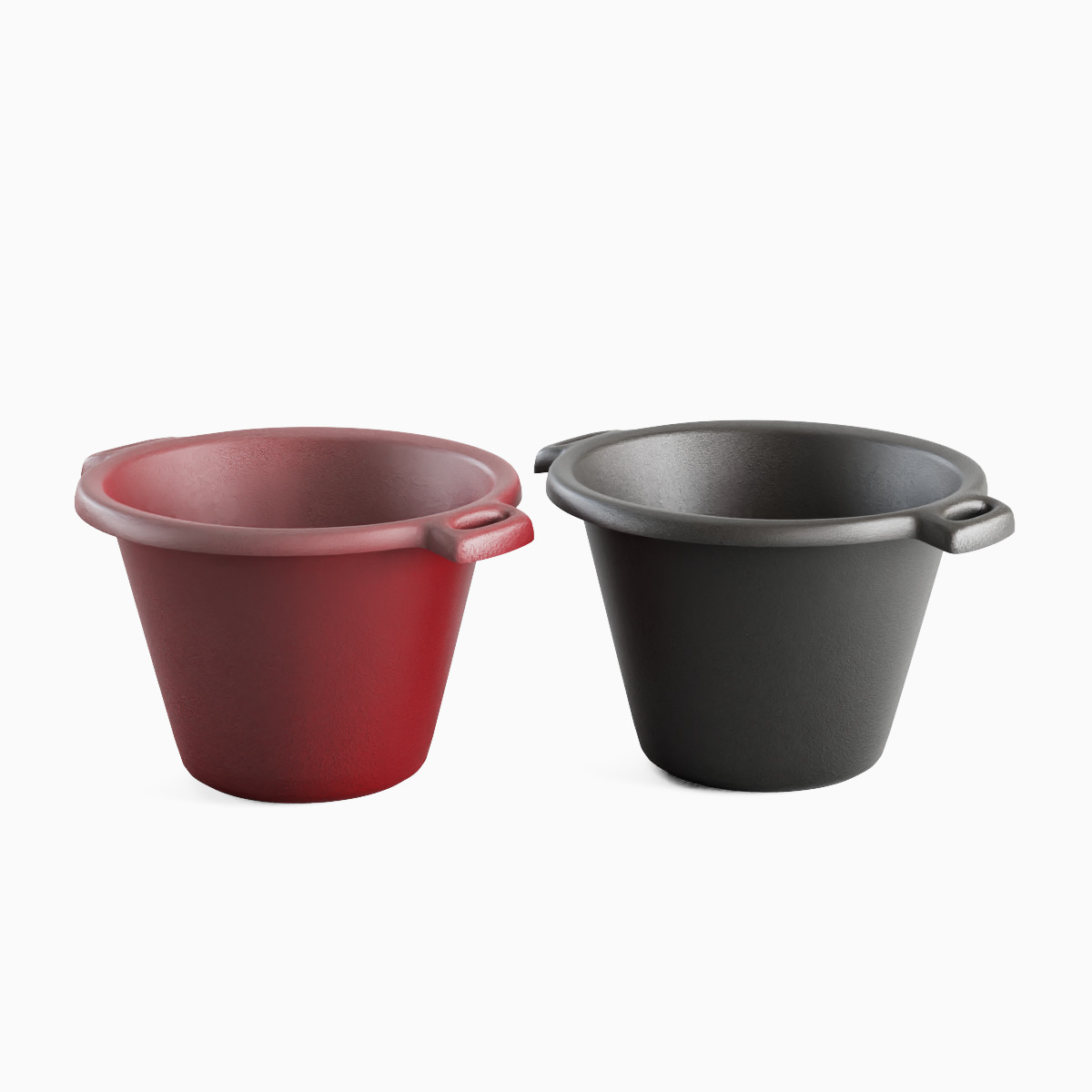 Plastic Basin with Holder Set 3D model_13