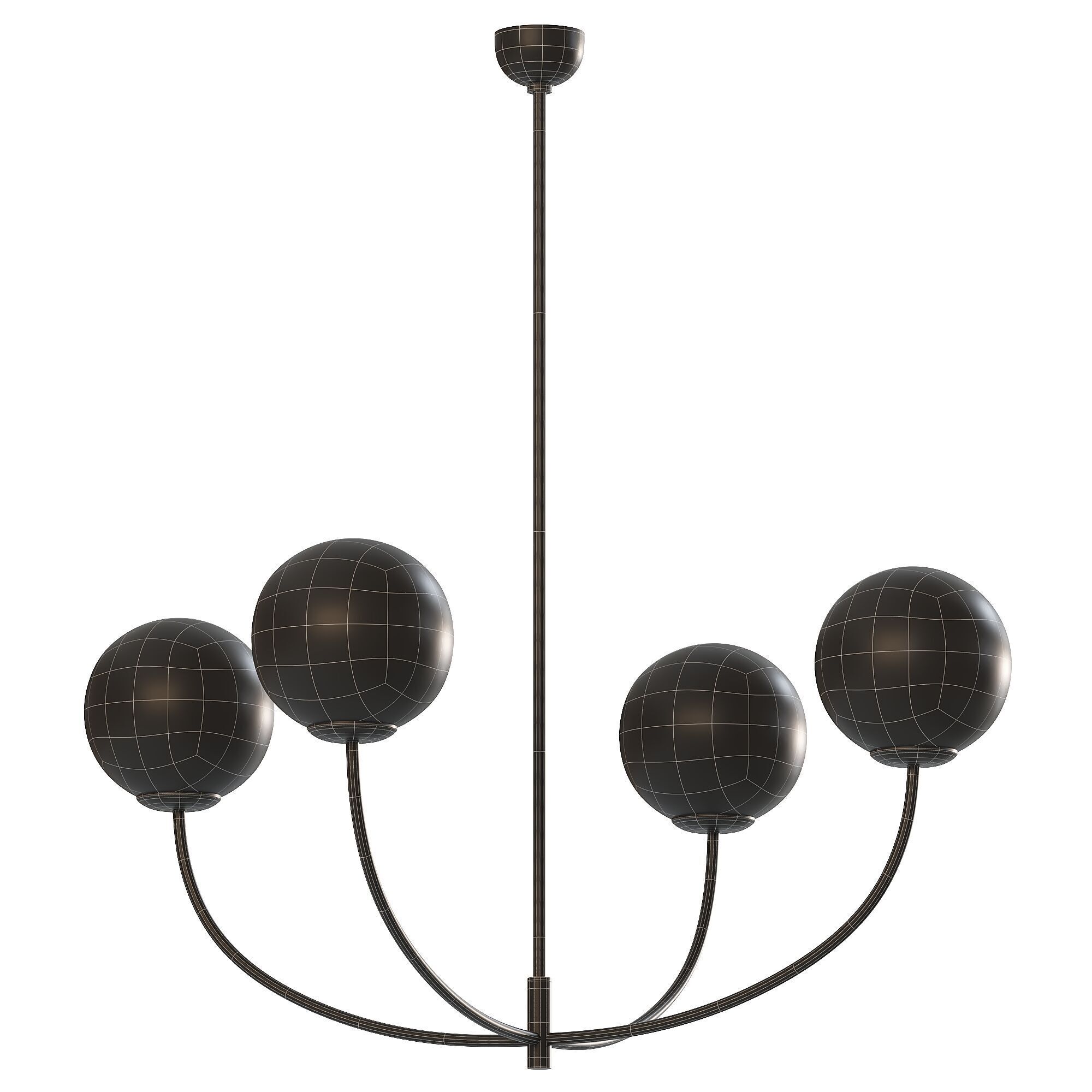 Galassia Chandelier 3D model_1