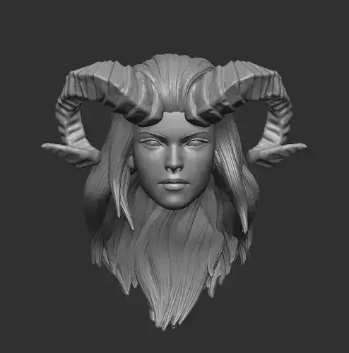 Satana Headsculpt for Action figures