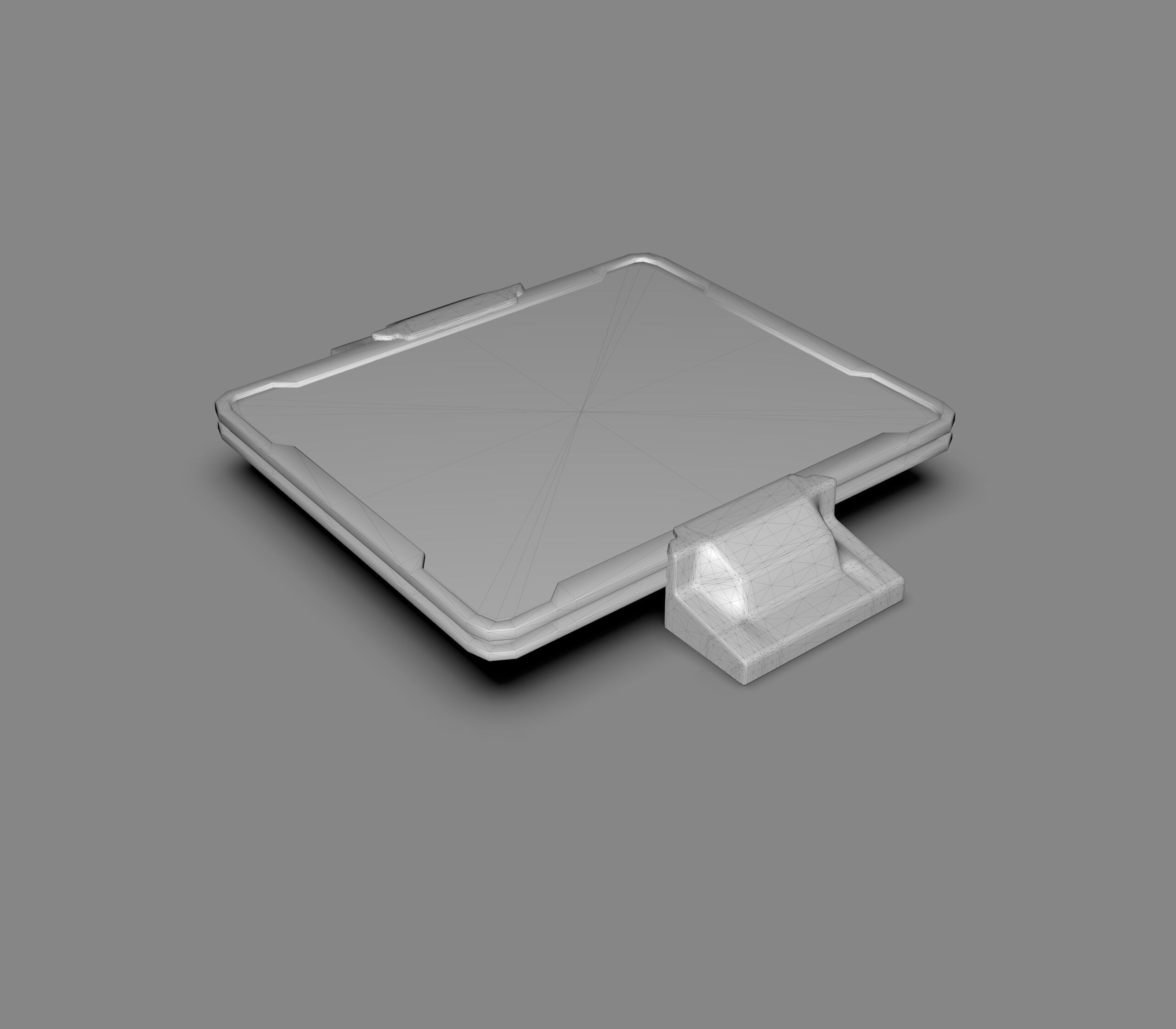 Starlink with Vehicle Mount Base 3D model_4