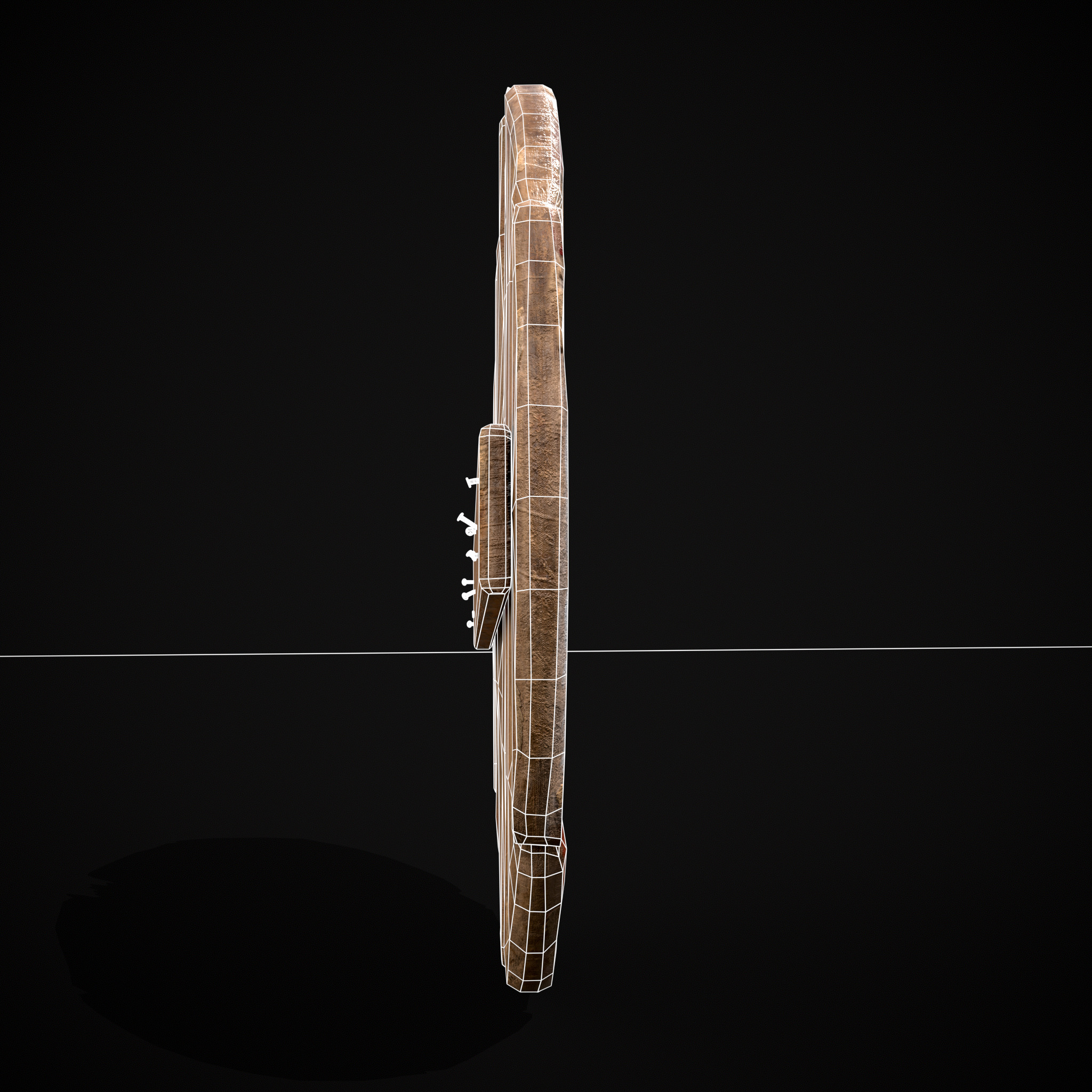 Celtic RWB Coat of Arms Low-poly 3D model_16