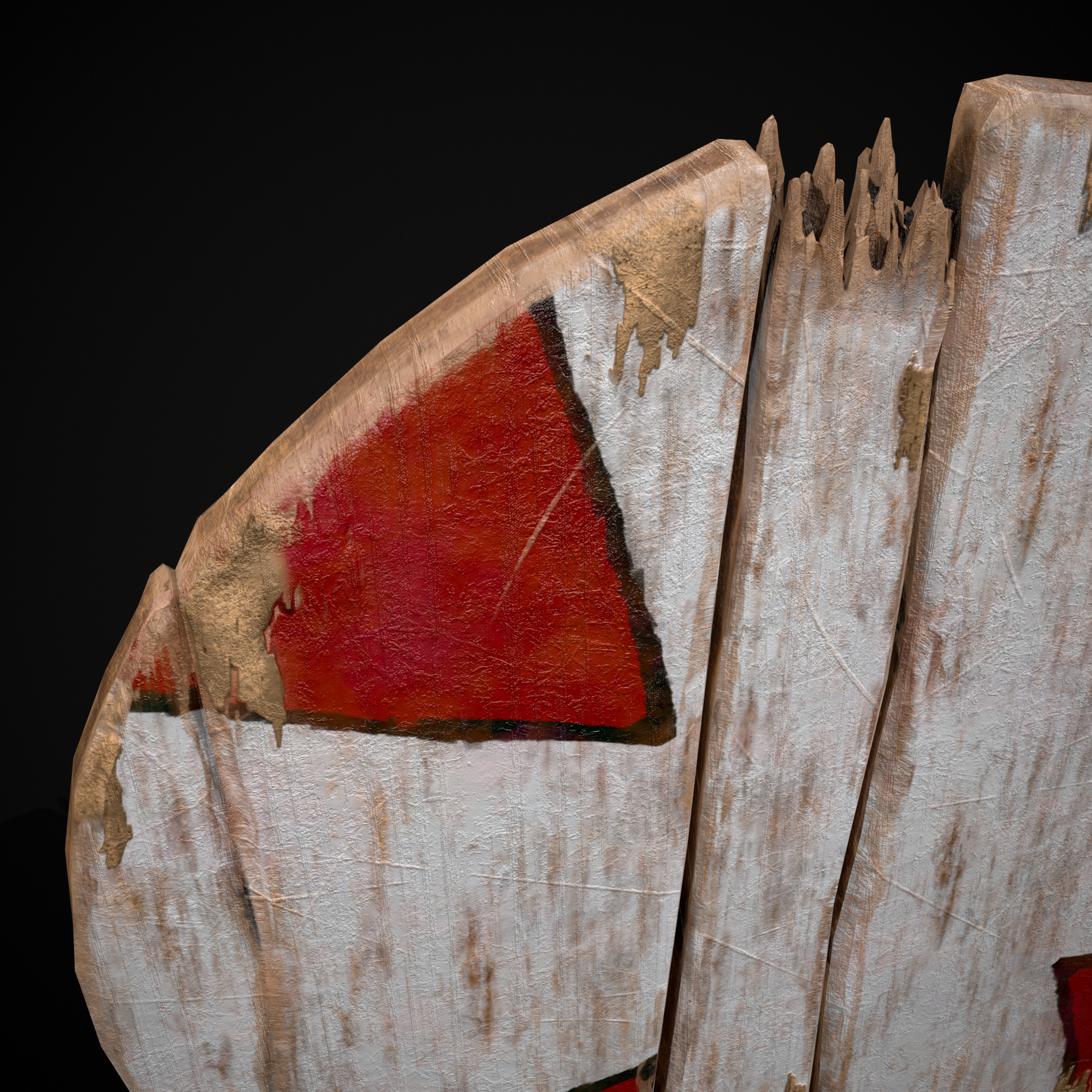 Celtic RWB Coat of Arms Low-poly 3D model_17