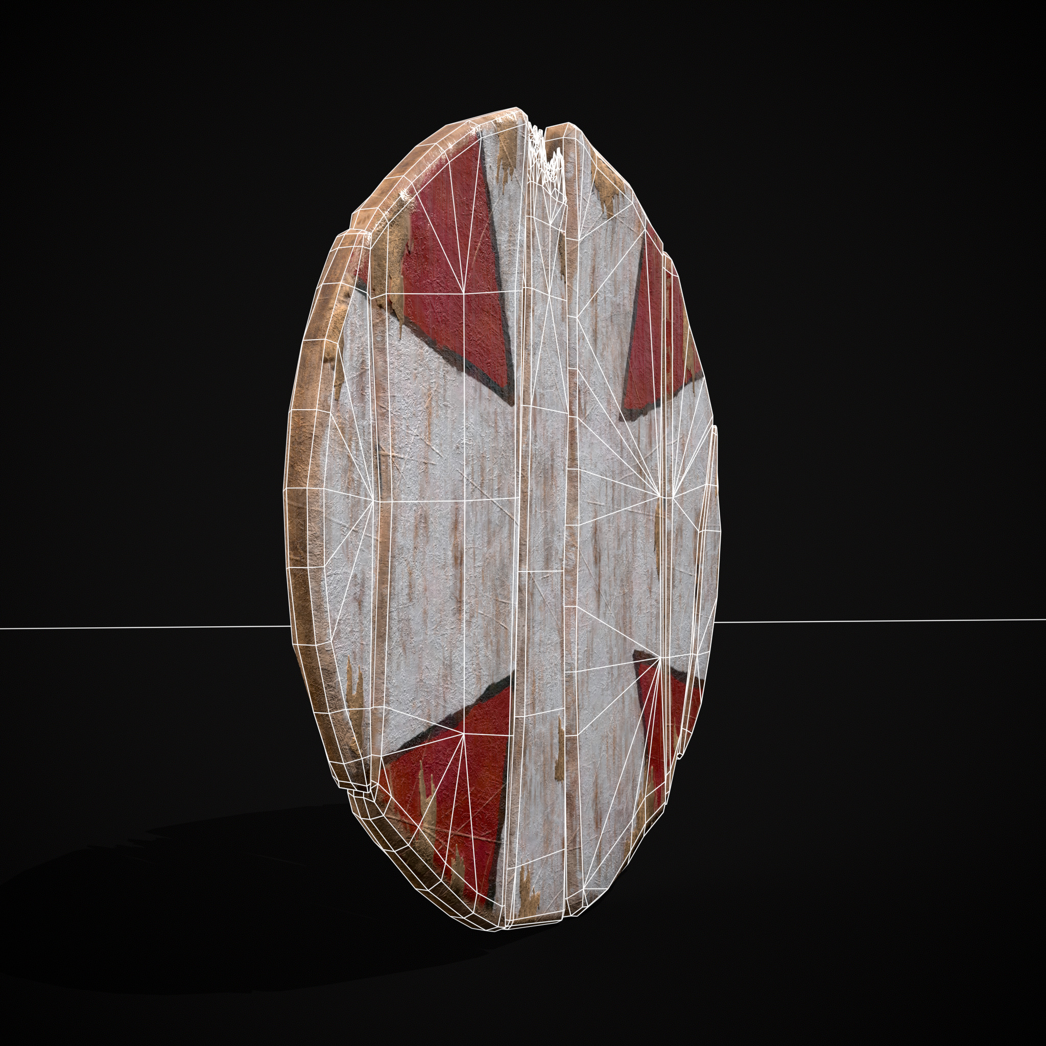 Celtic RWB Coat of Arms Low-poly 3D model_4