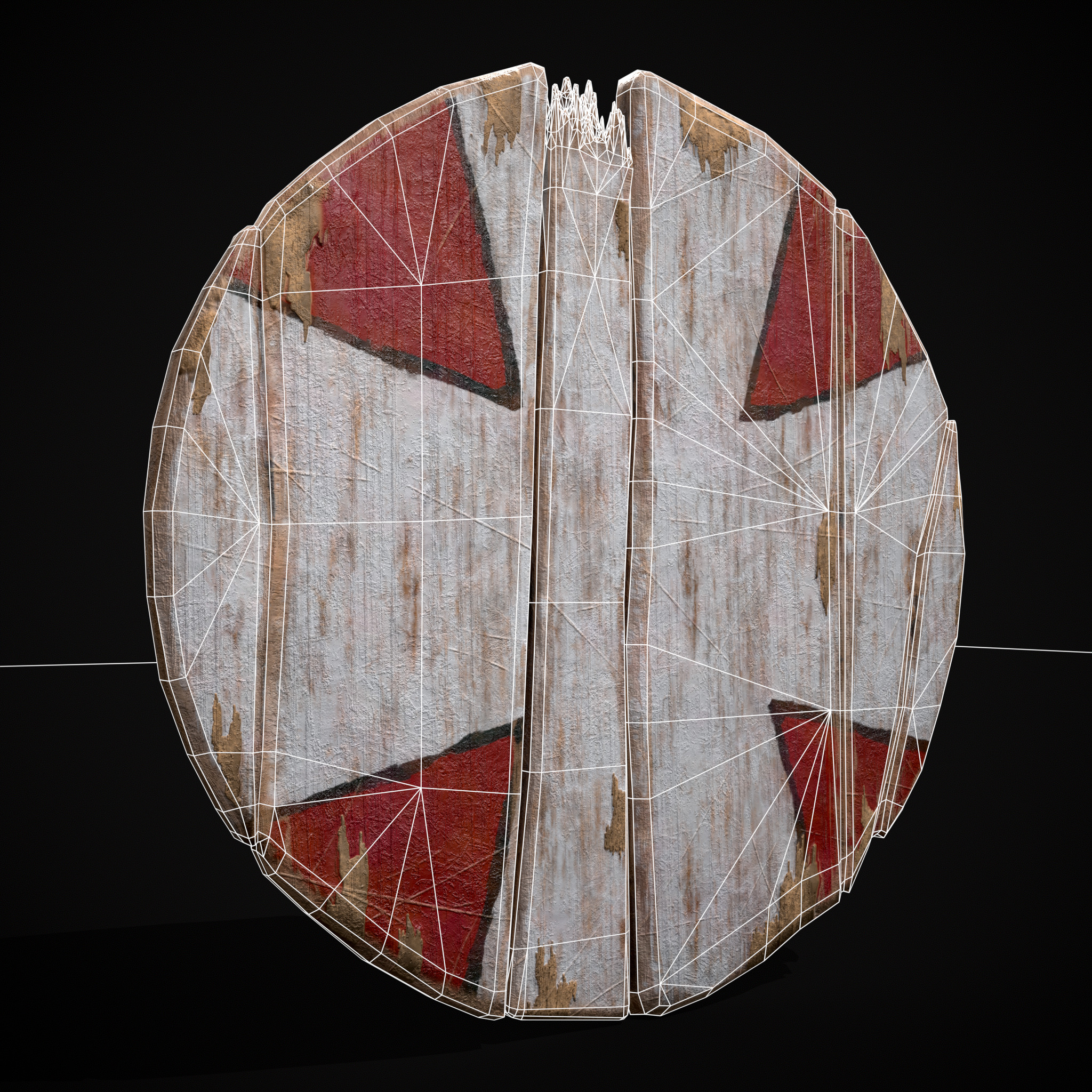 Celtic RWB Coat of Arms Low-poly 3D model_22