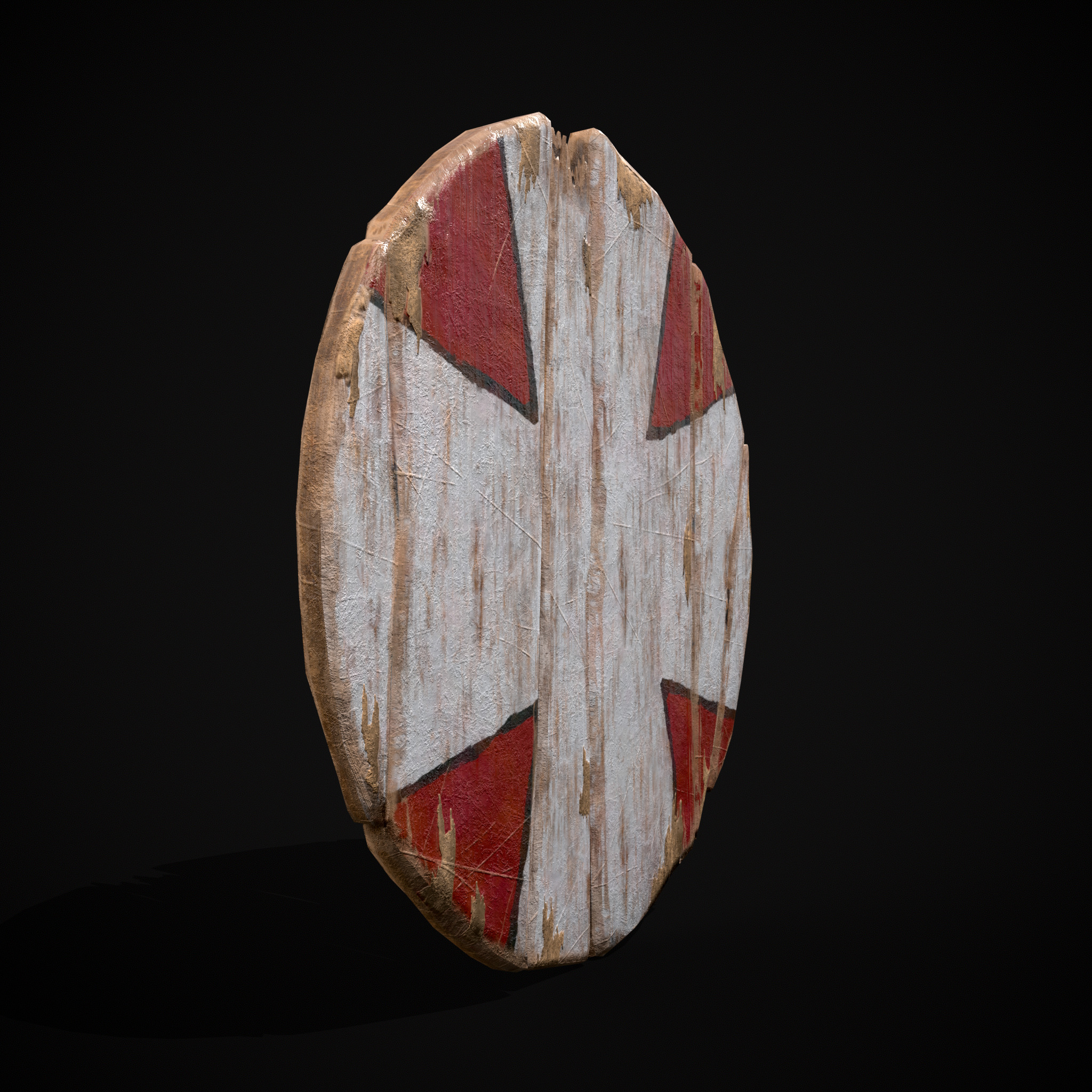 Celtic RWB Coat of Arms Low-poly 3D model_3