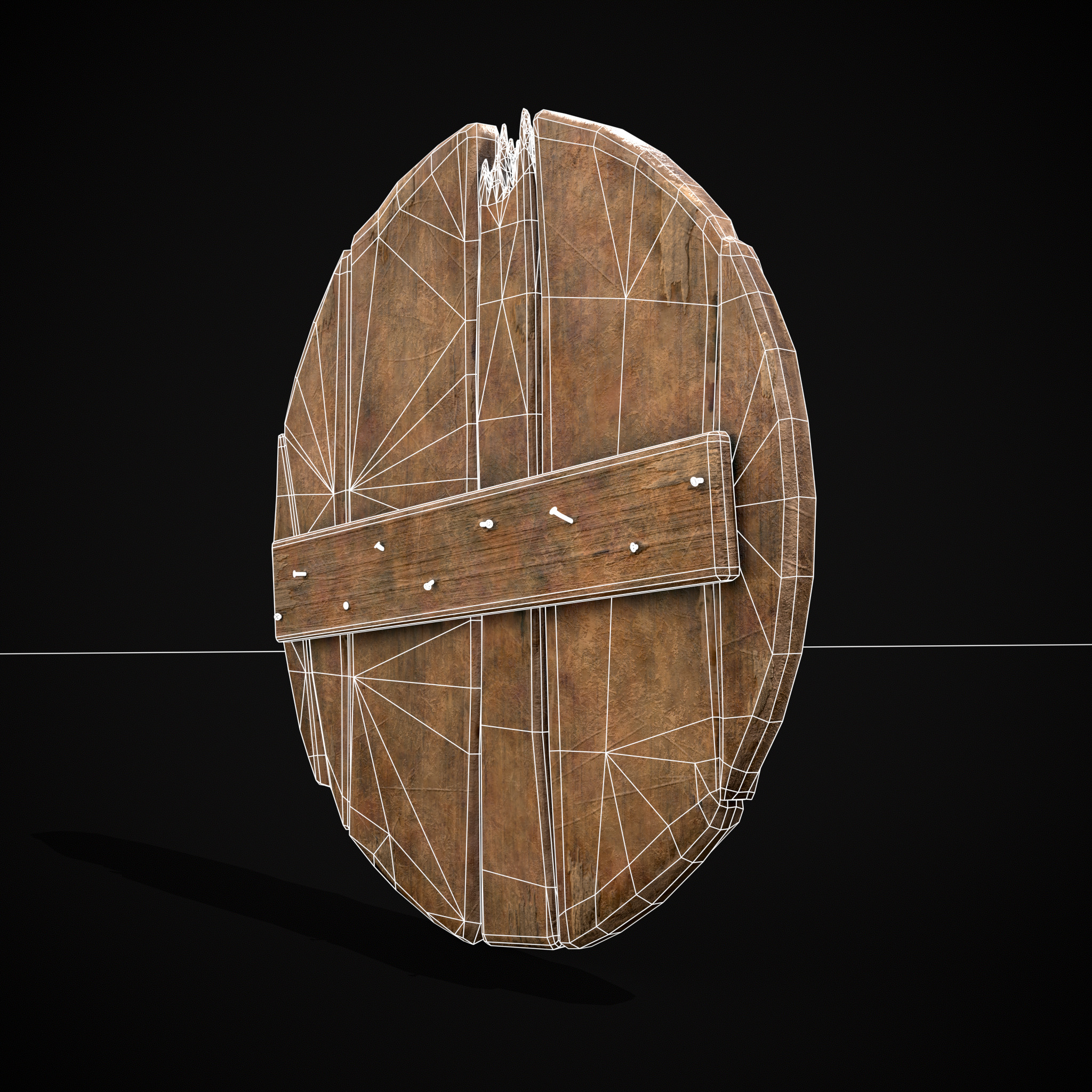 Celtic RWB Coat of Arms Low-poly 3D model_8