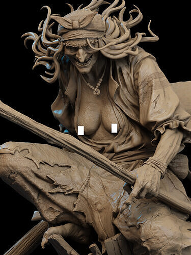 Baba Yaga NSFW 3D Print 3D print model