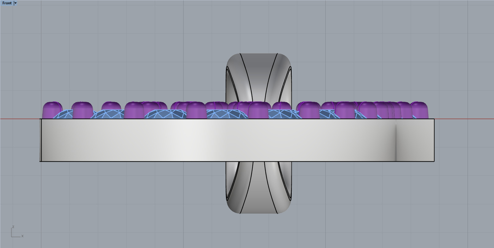Initial letter J model 1137 3D print model_6
