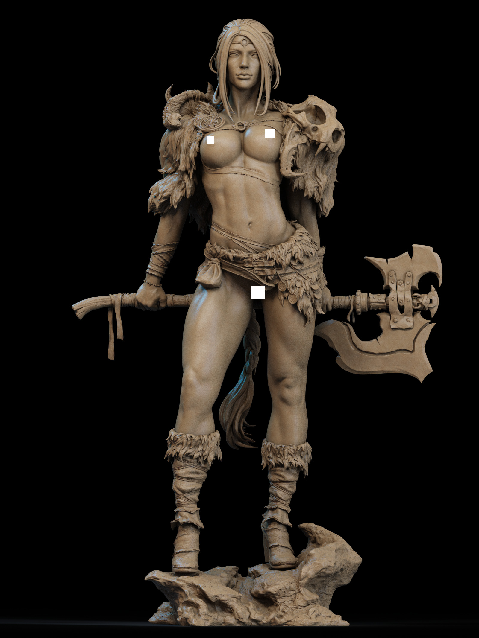 Barbarian Queen NSFW 3D Print 3D print model_1