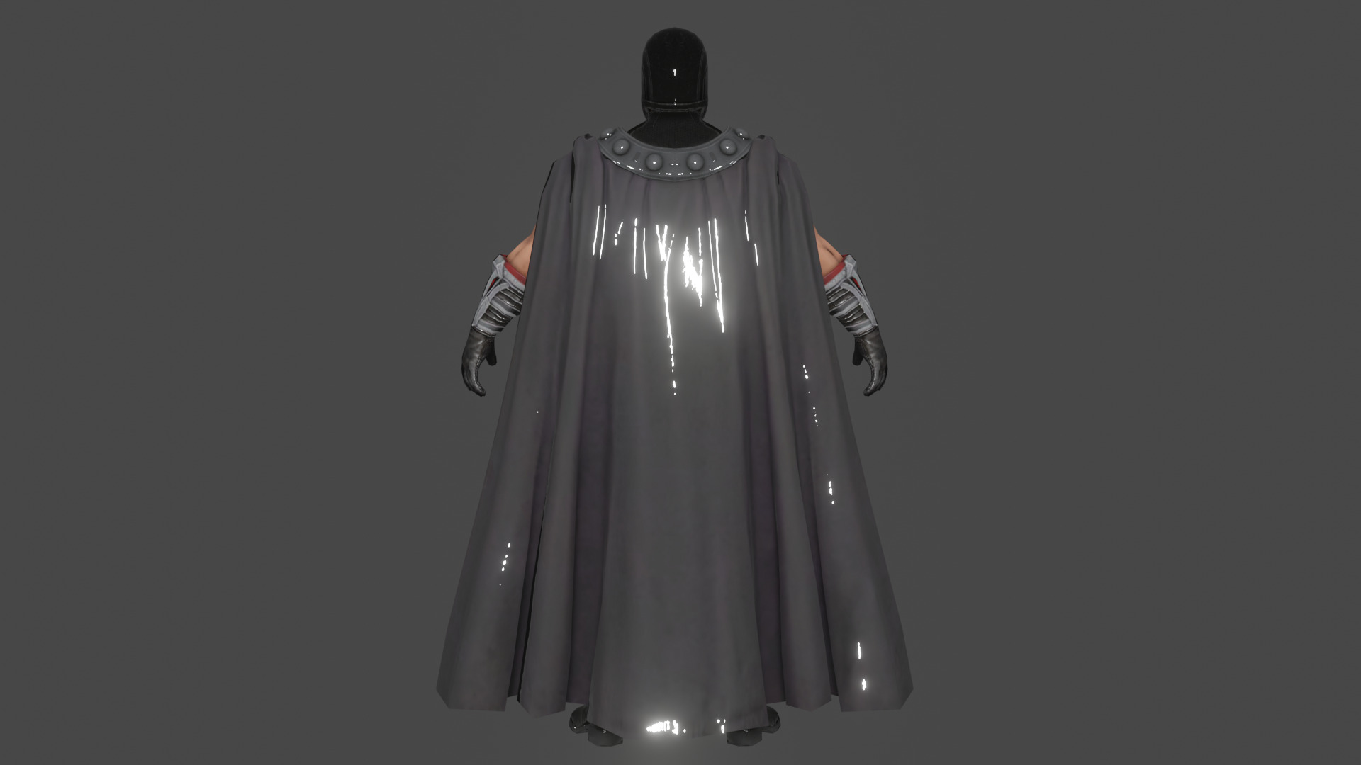 Magneto Low-poly 3D model_4