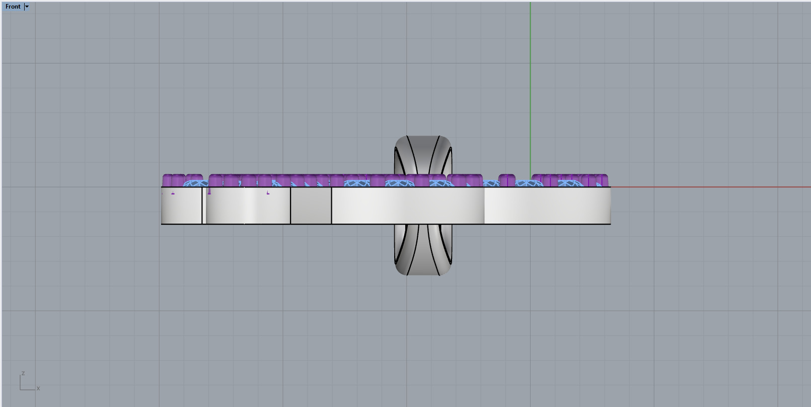 Initial letter F model 1139 3D print model_6
