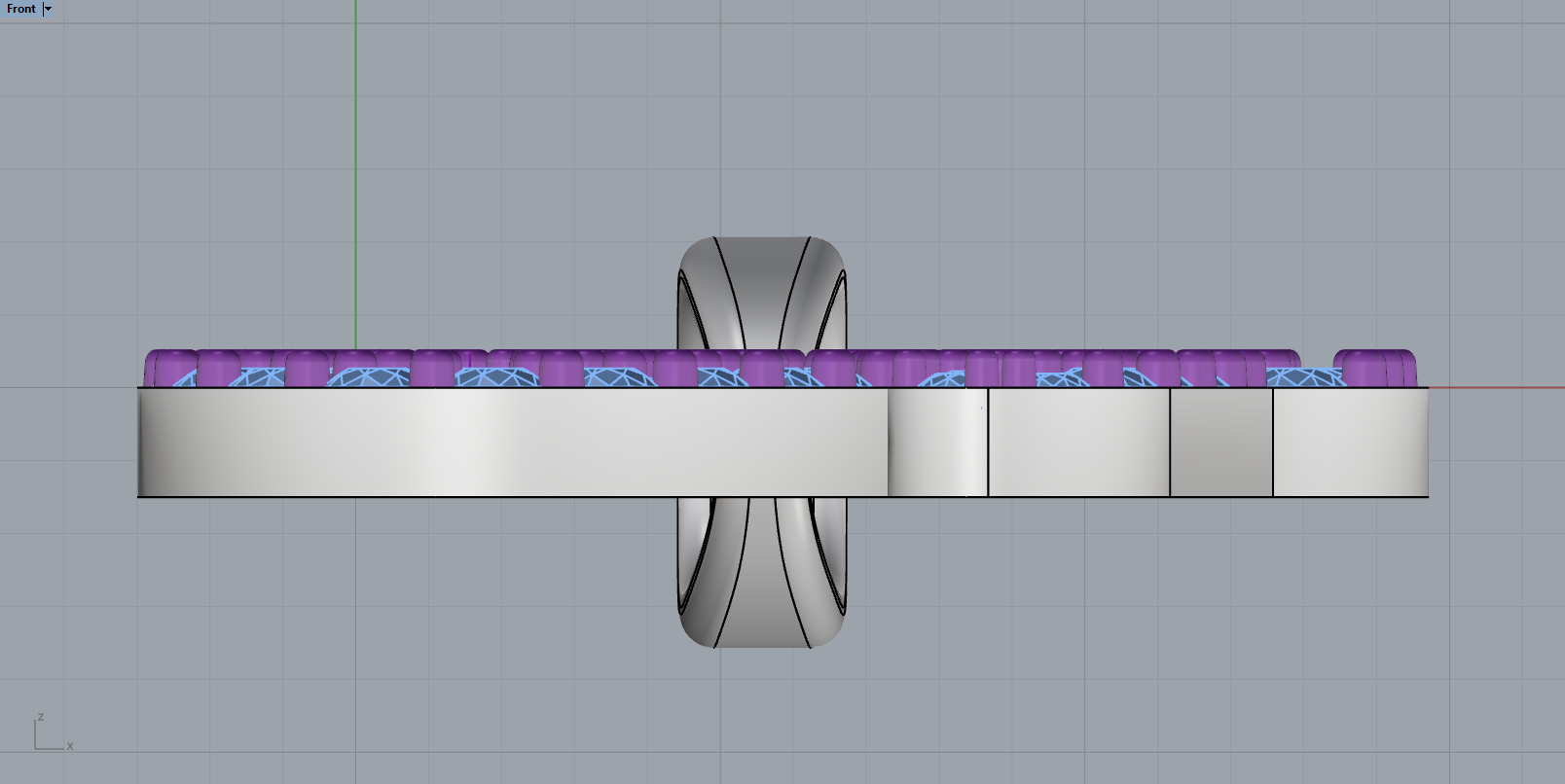 Initial letter G model 1140 3D print model_6