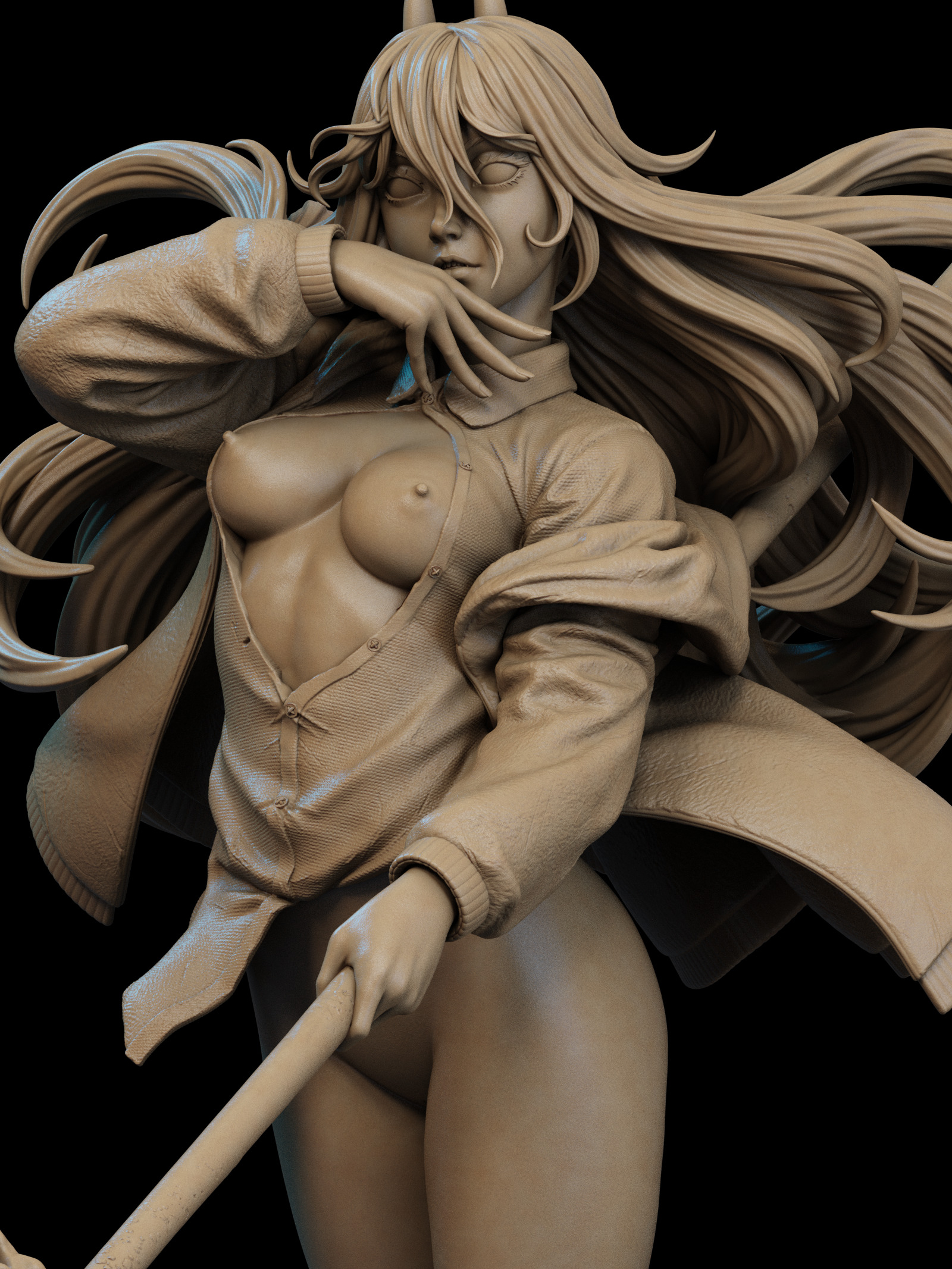 Power - Chainsawman NSFW 3D Print 3D print model_3