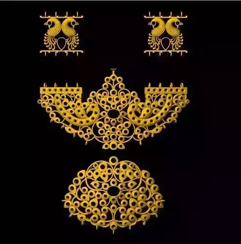 diamond necklace 3dm file