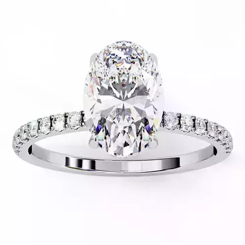 EMERALD DIAMOND RING -CAD-004 3D print model
