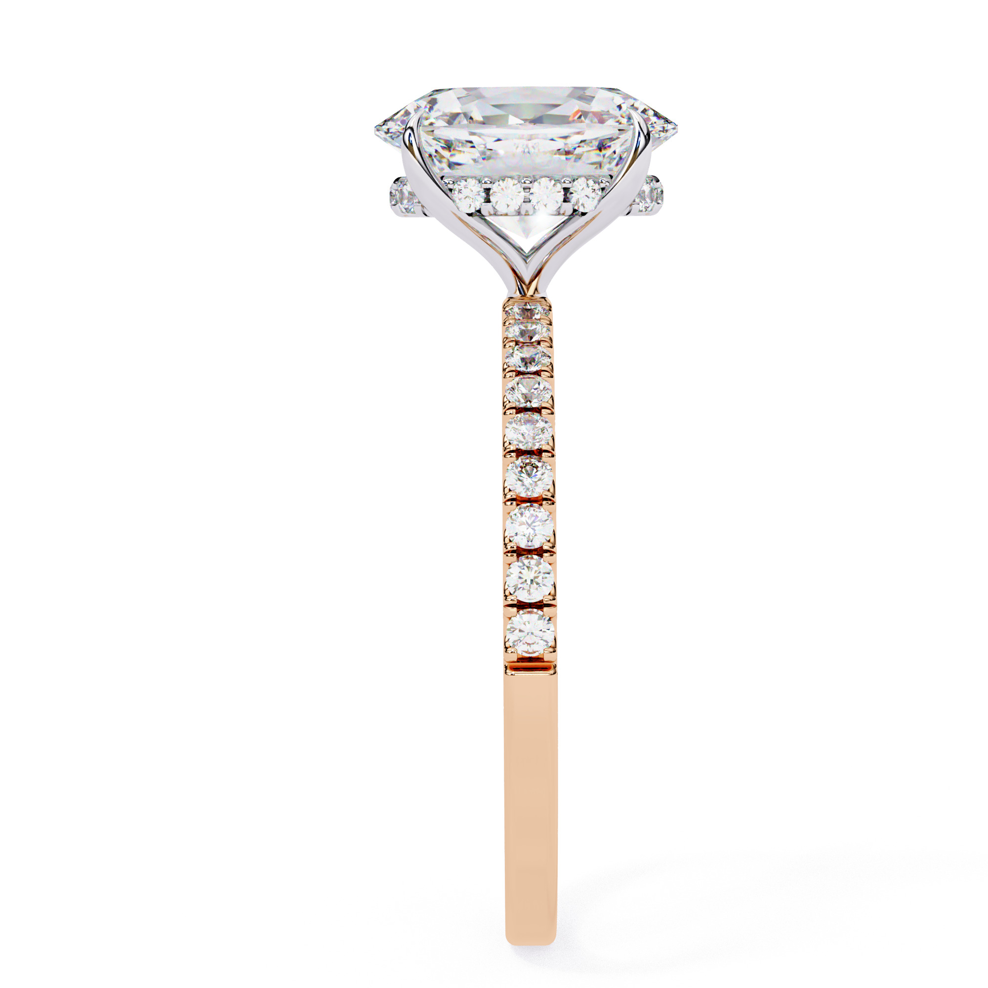 EMERALD DIAMOND RING -CAD-004 3D print model_7