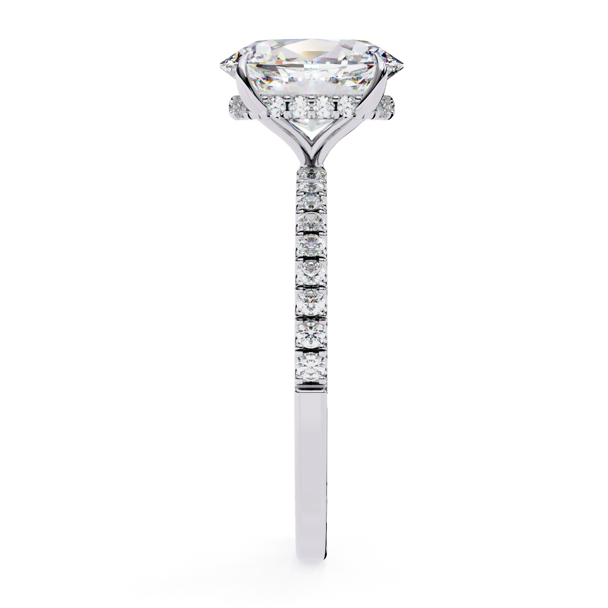 EMERALD DIAMOND RING -CAD-004 3D print model_11