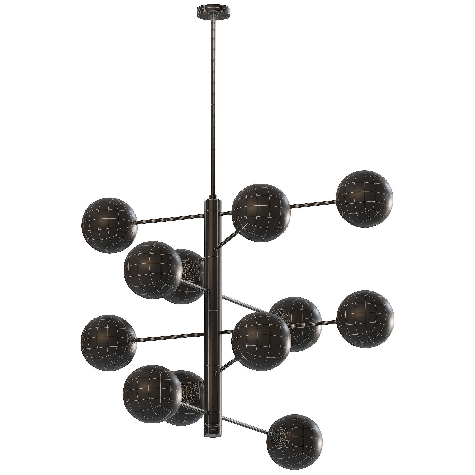 Aurelia Chandelier 3D model_1