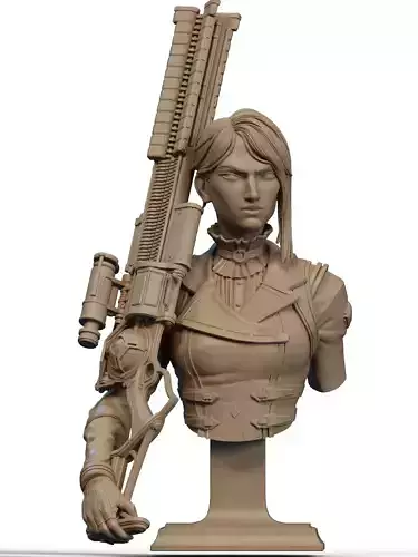 Caitlyn Bust 3D Print 3D print model