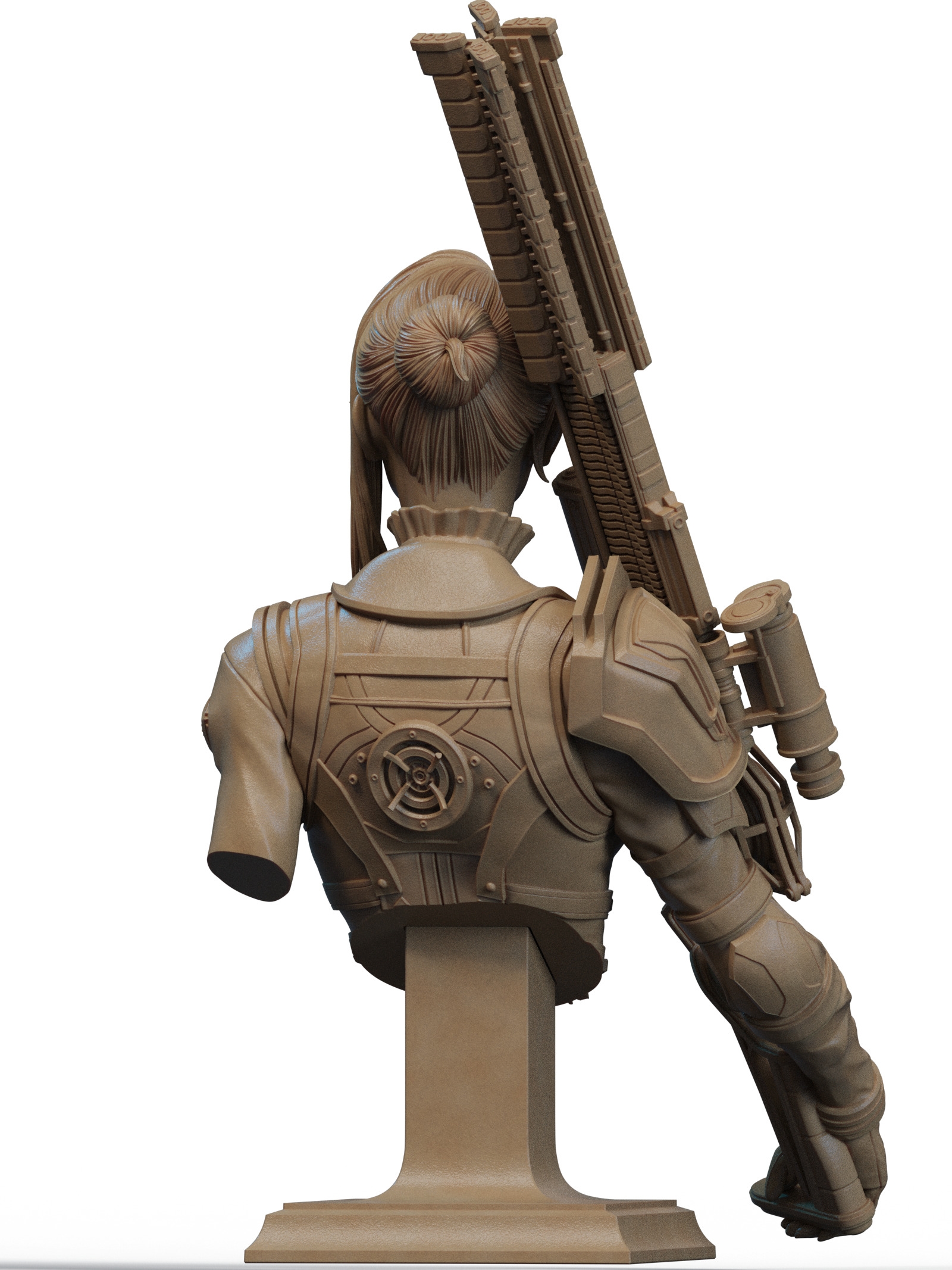 Caitlyn Bust 3D Print 3D print model_2