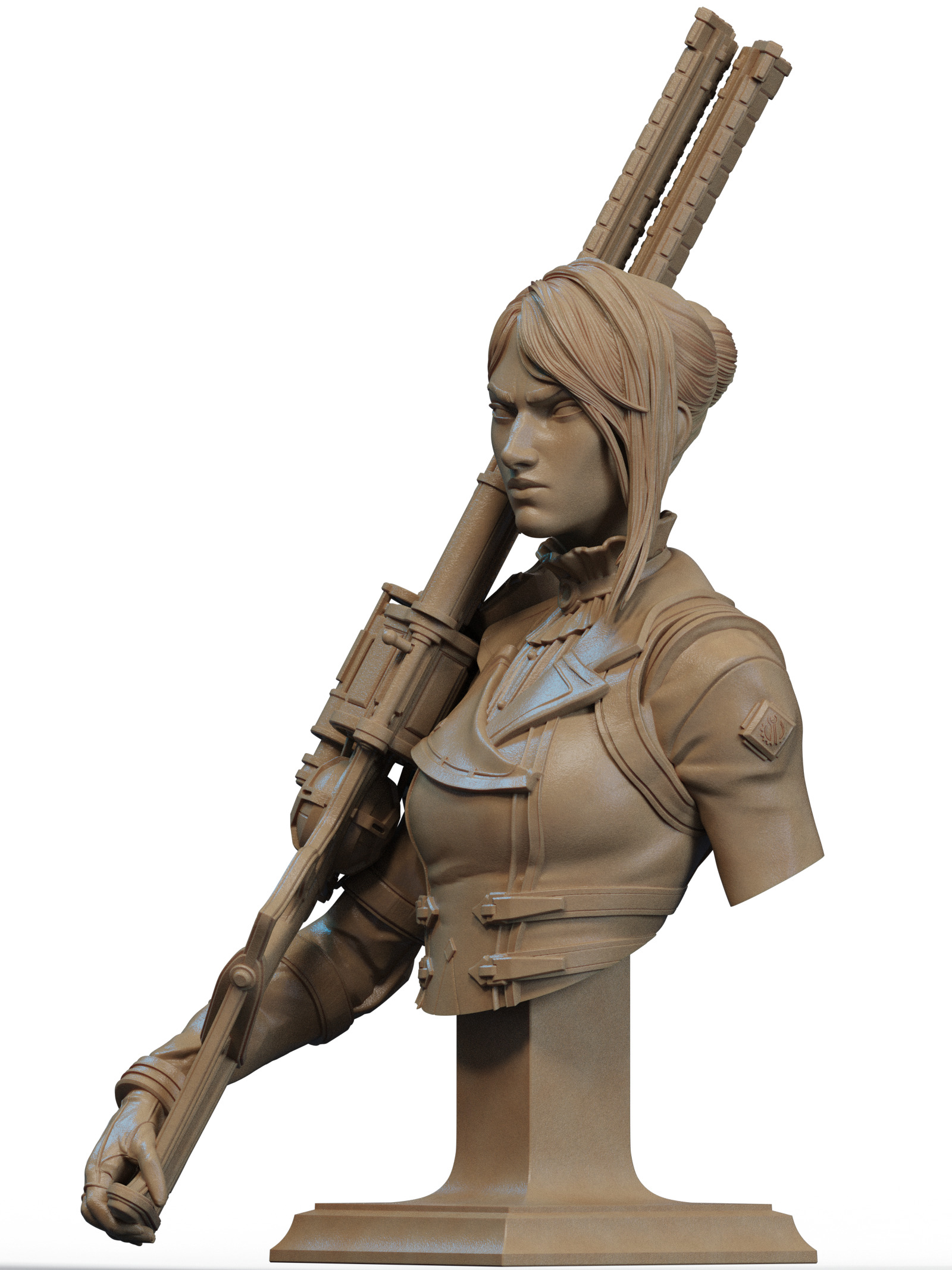 Caitlyn Bust 3D Print 3D print model_1
