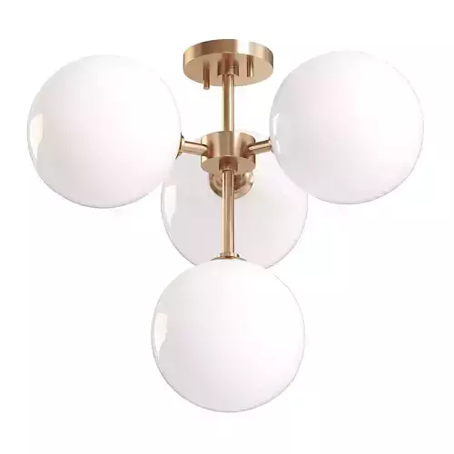 Ashleigh Semi Flush Ceiling Light