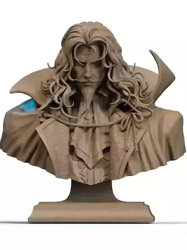 Dracula Bust 3D Print