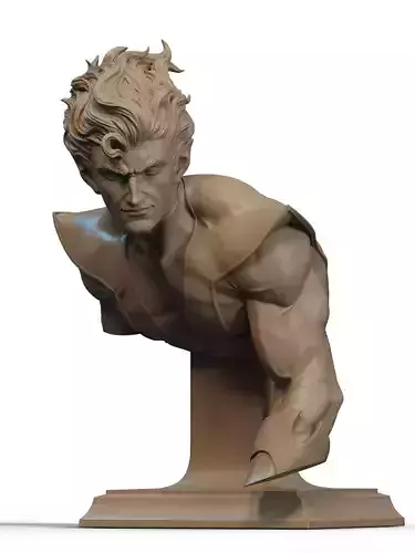 Nightcrawler Bust 3D Print