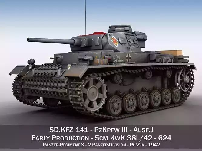 PzKpfw III - Ausf J - 624