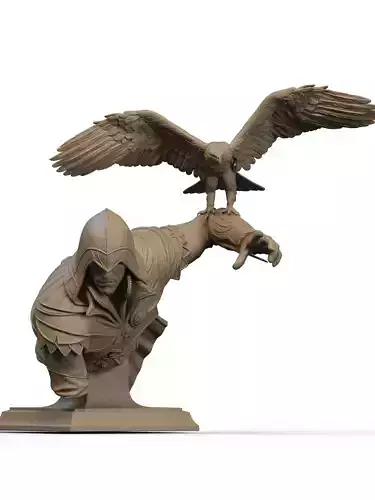 Ezio Bust 3D Print 3D print model
