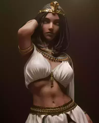 Cleopatra 3D Print 3D print model