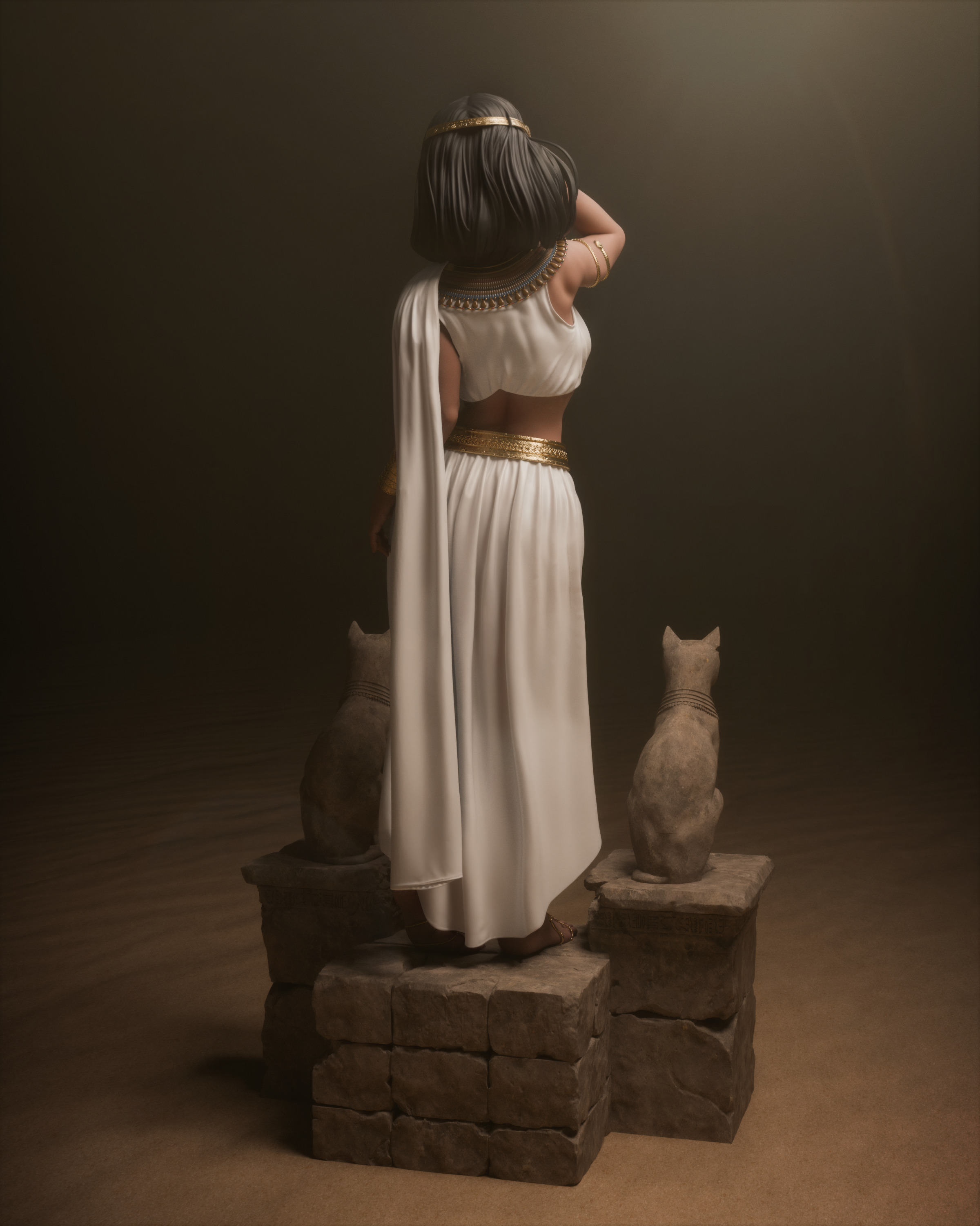 Cleopatra 3D Print 3D print model_4