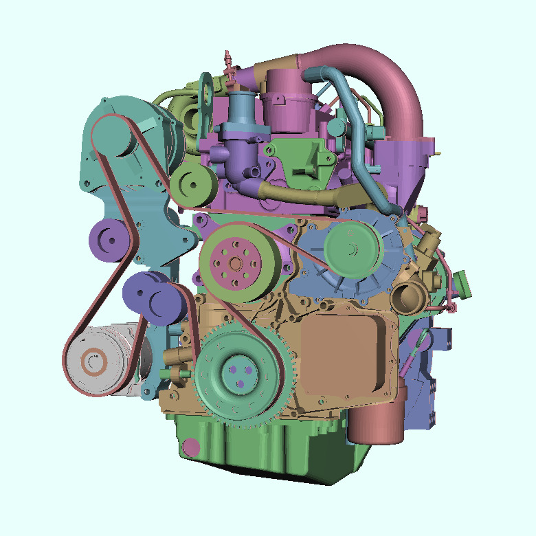 Diesel engine ISF 2 8 CUMMINS 3D print model_9