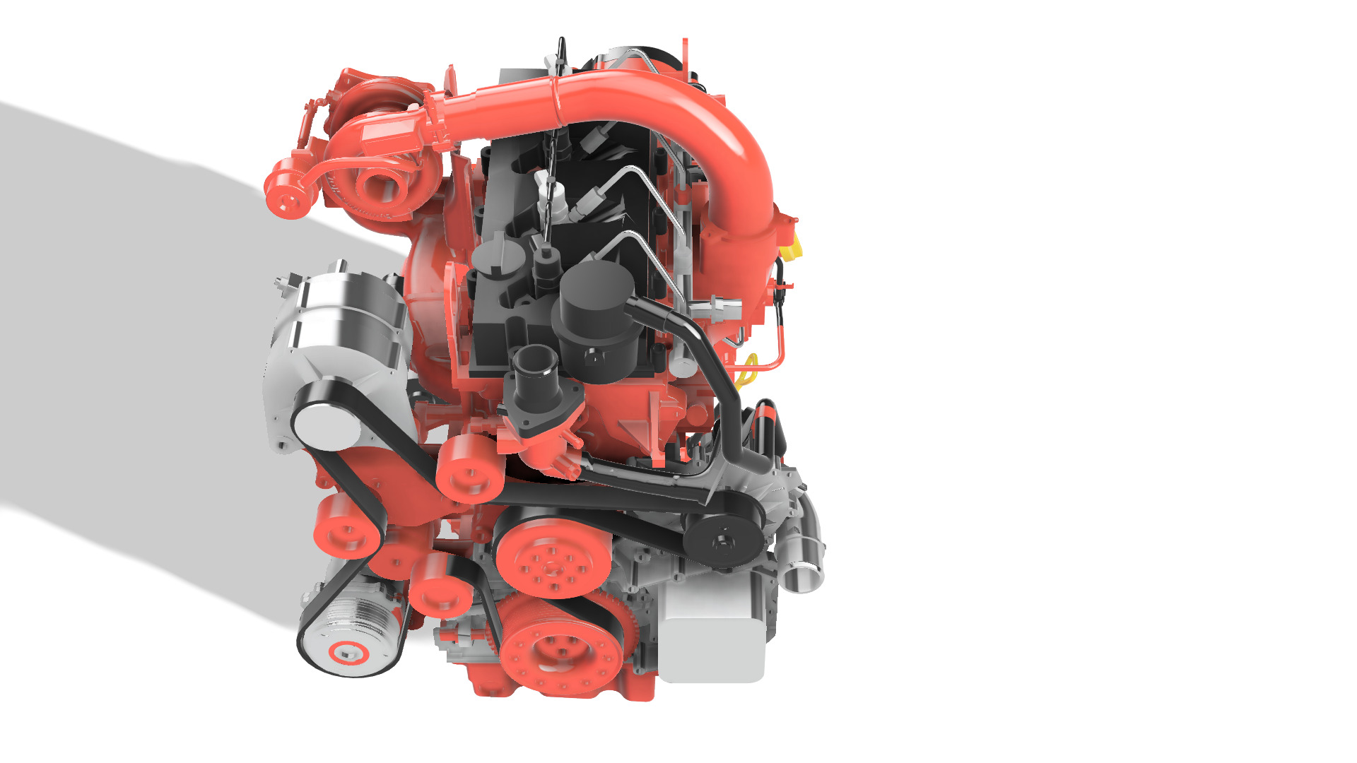 Diesel engine ISF 2 8 CUMMINS 3D print model_8