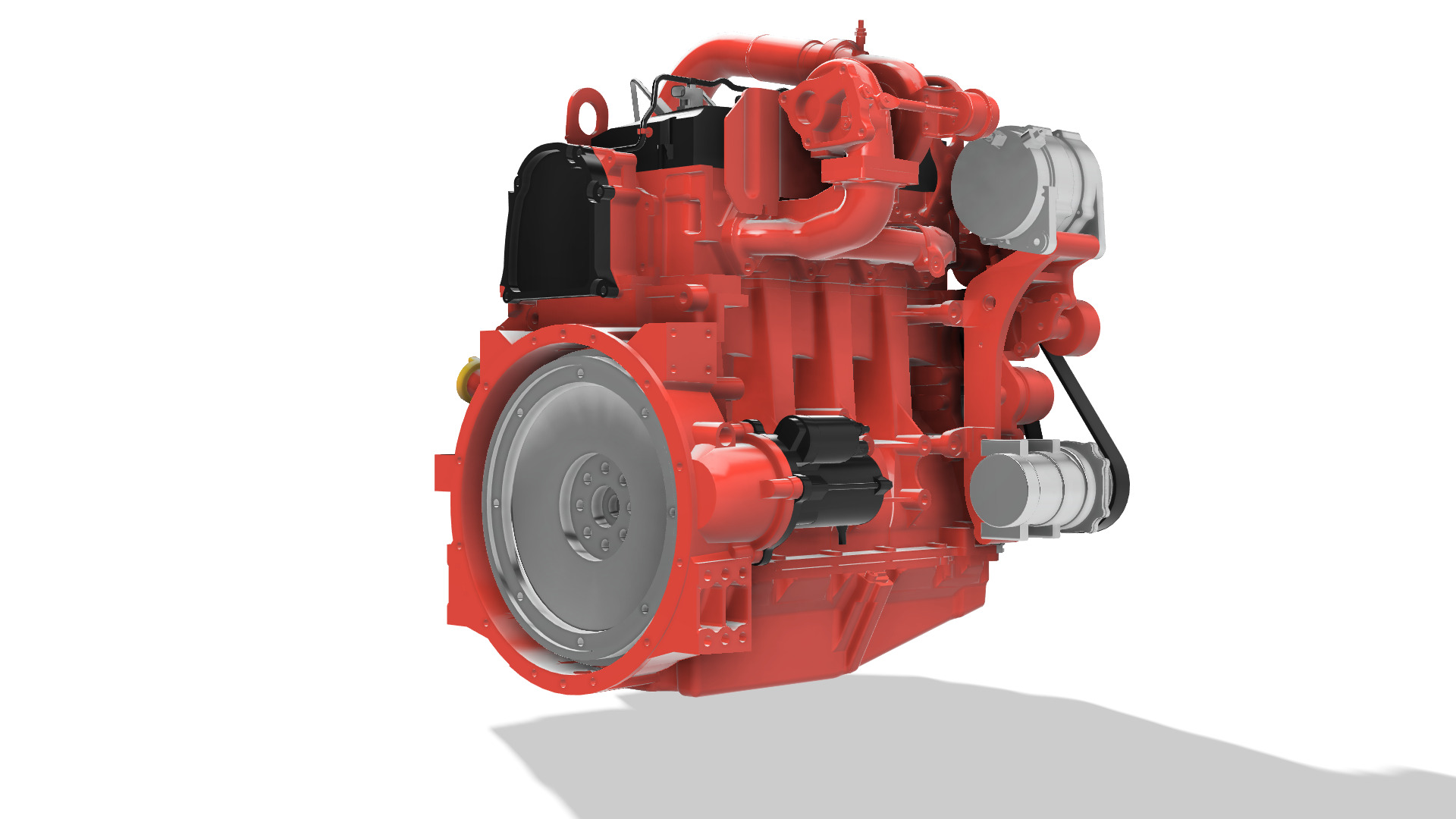 Diesel engine ISF 2 8 CUMMINS 3D print model_5