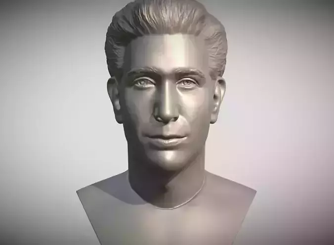 Ross Geller from Friends bust 