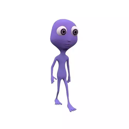 Cartoon alien