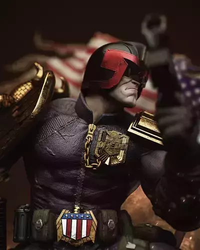 Judge Dredd 3D Print