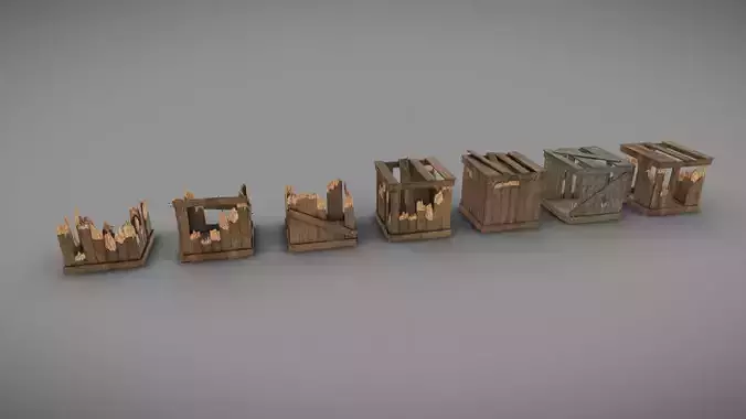 Damaged Crates 
