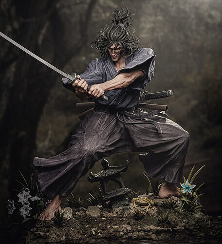 Musashi Miyamoto 3D Print 3D print model