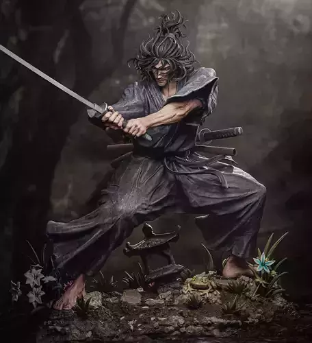 Musashi Miyamoto 3D Print 3D print model