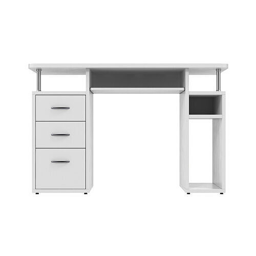 White Desk Low-poly 3D model