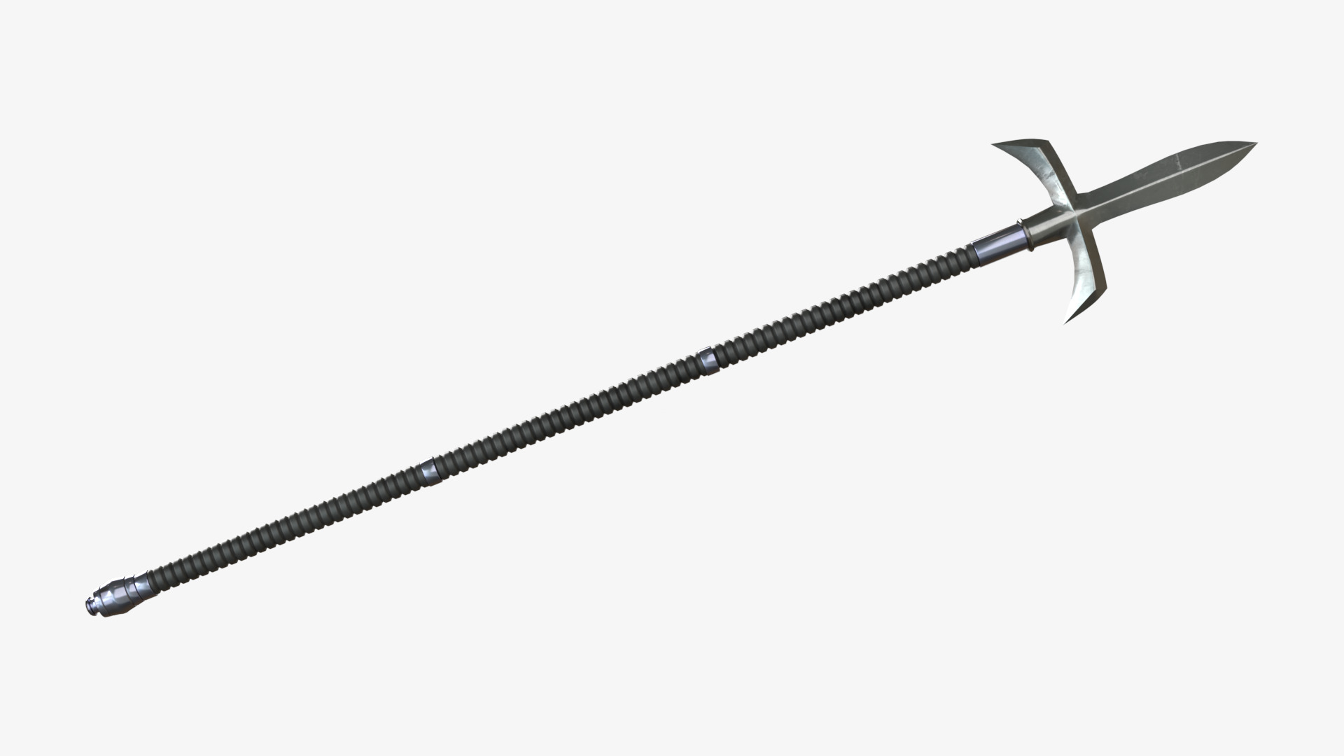Japanese Spear Kama Yari 4 colors 3D model_5